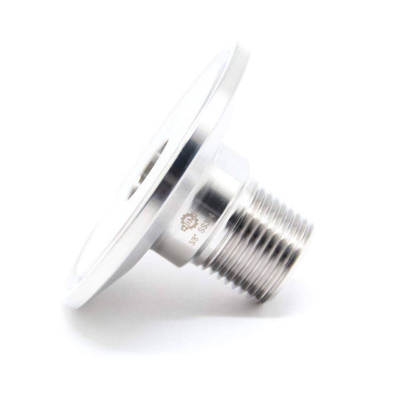 1.5"" Tri Clamp Tri Clover Fittings to NPT 3/8"" Male Thread Adaptor SS304